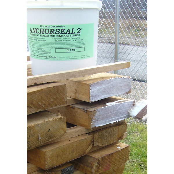 1 GAL Wax Emulsion End Sealer, Prevent Drying Splits In Logs & Lumber